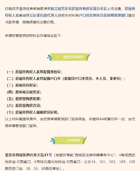 北京2008.4.11之后的经适房怎么上市交？？？