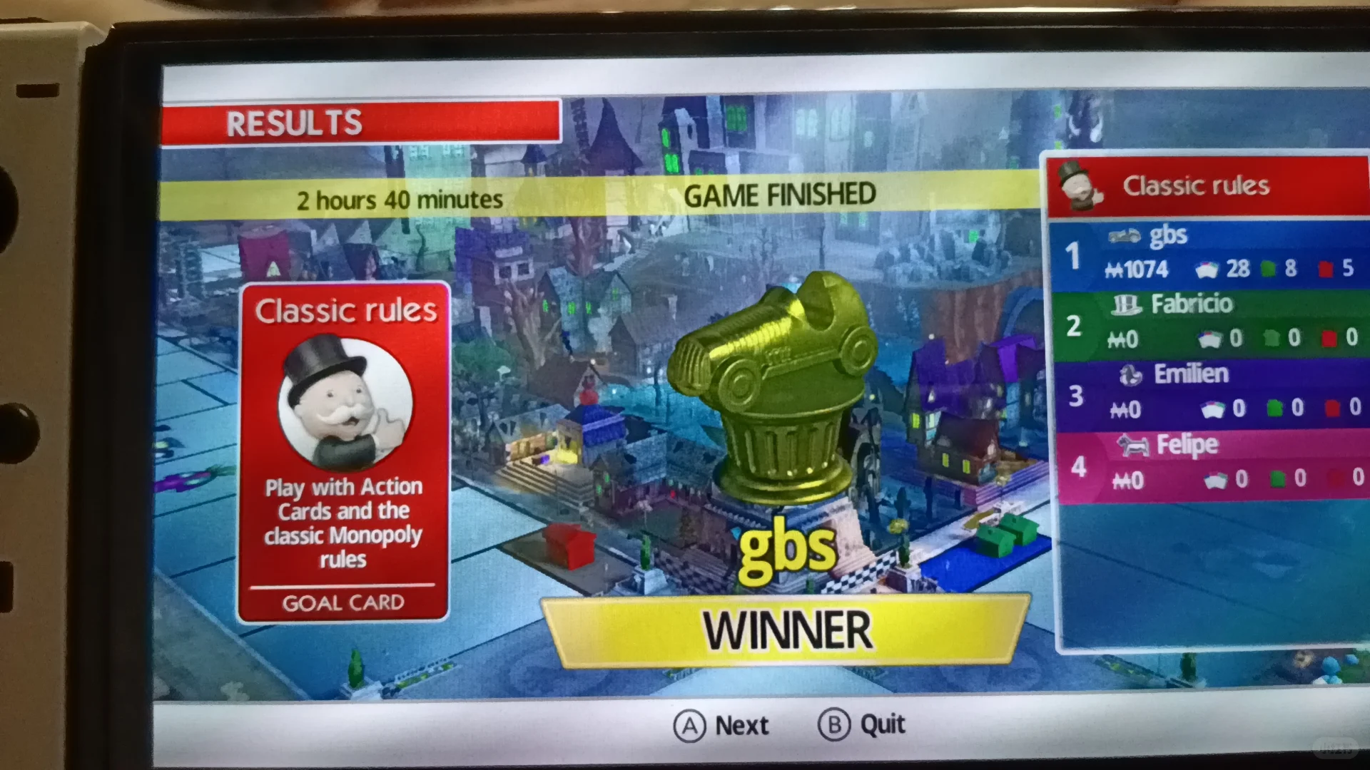 地产大亨MONOPOLY switch