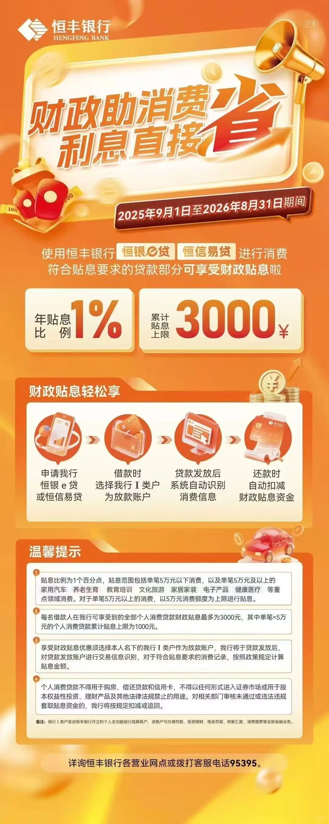 💰 财政贴息政策来啦！低利率贷款轻松享
