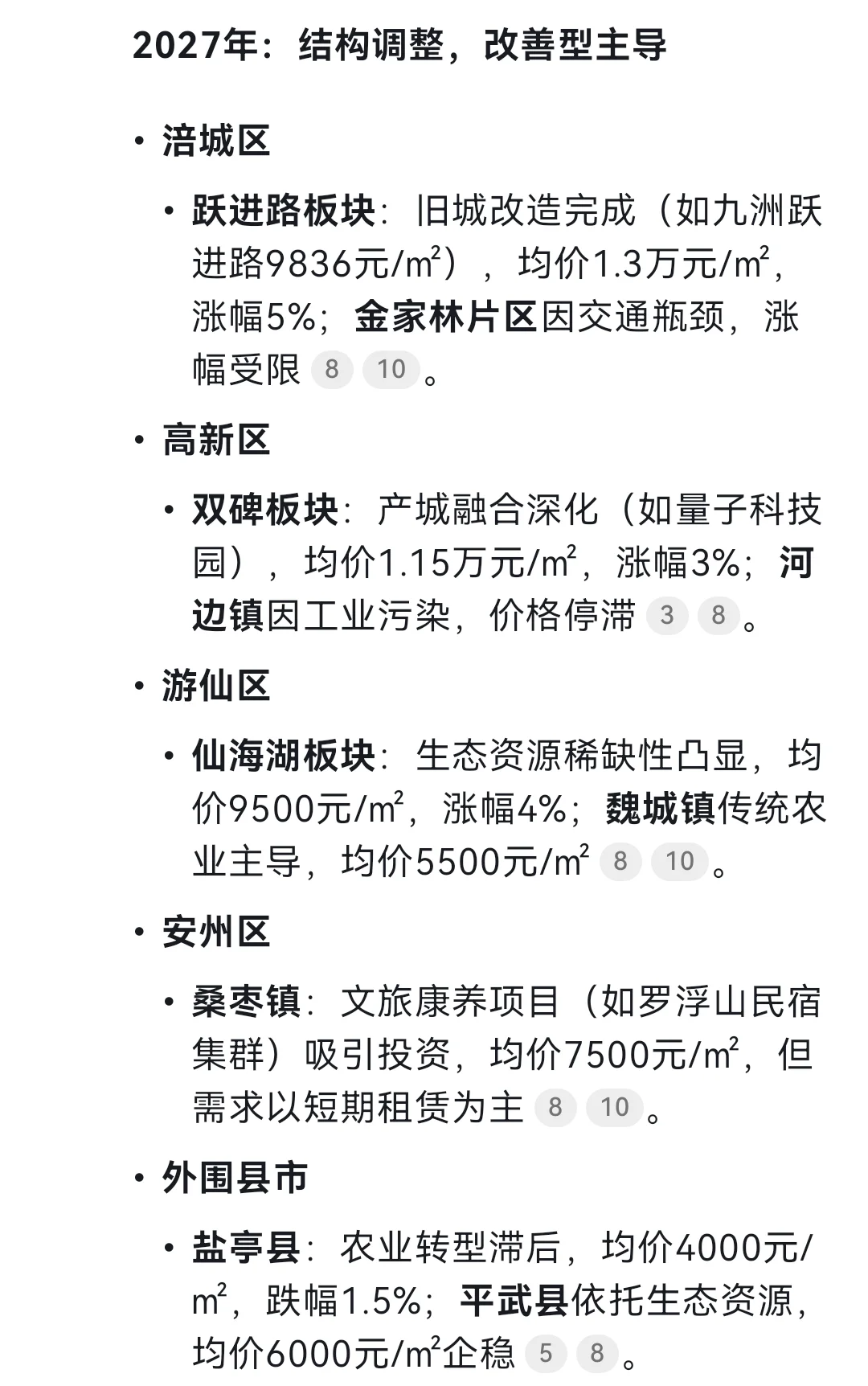 绵阳未来五年房价推演