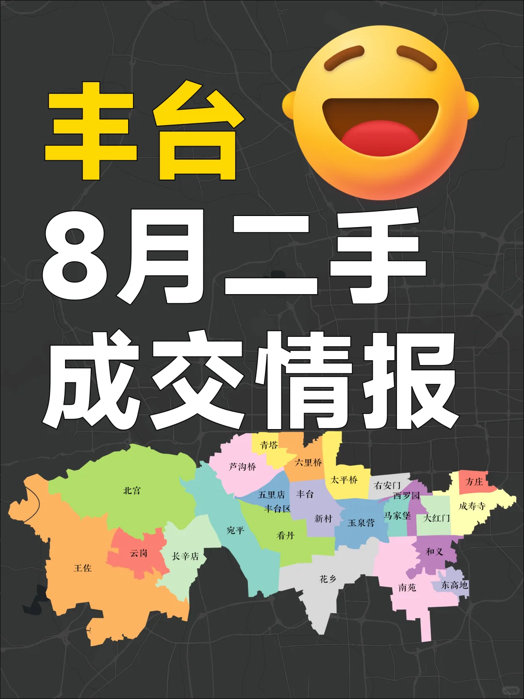丰台2025年8月成交情报汇总整理