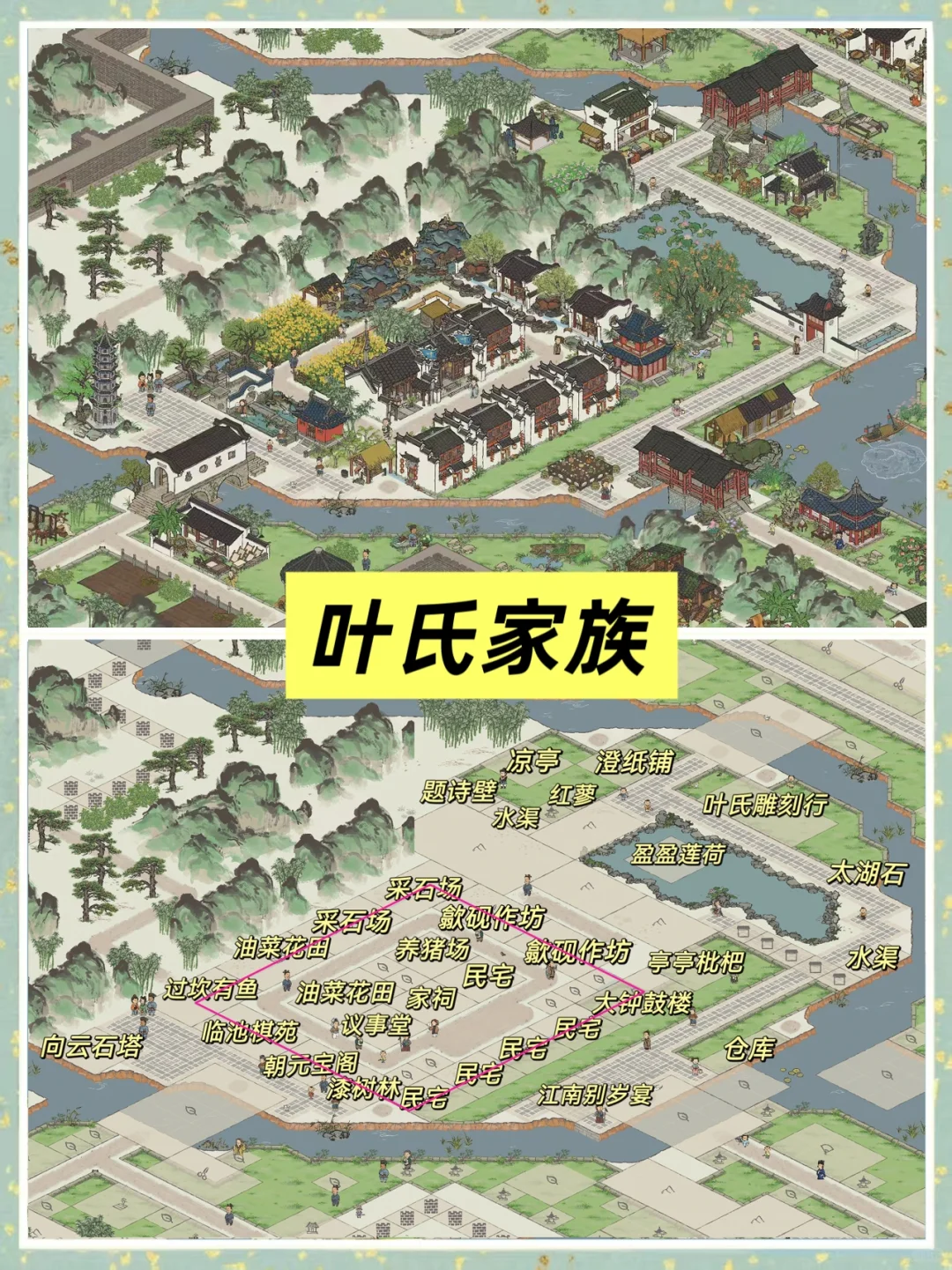 徽州府四大家族布局来啦，赶紧点赞收藏起来