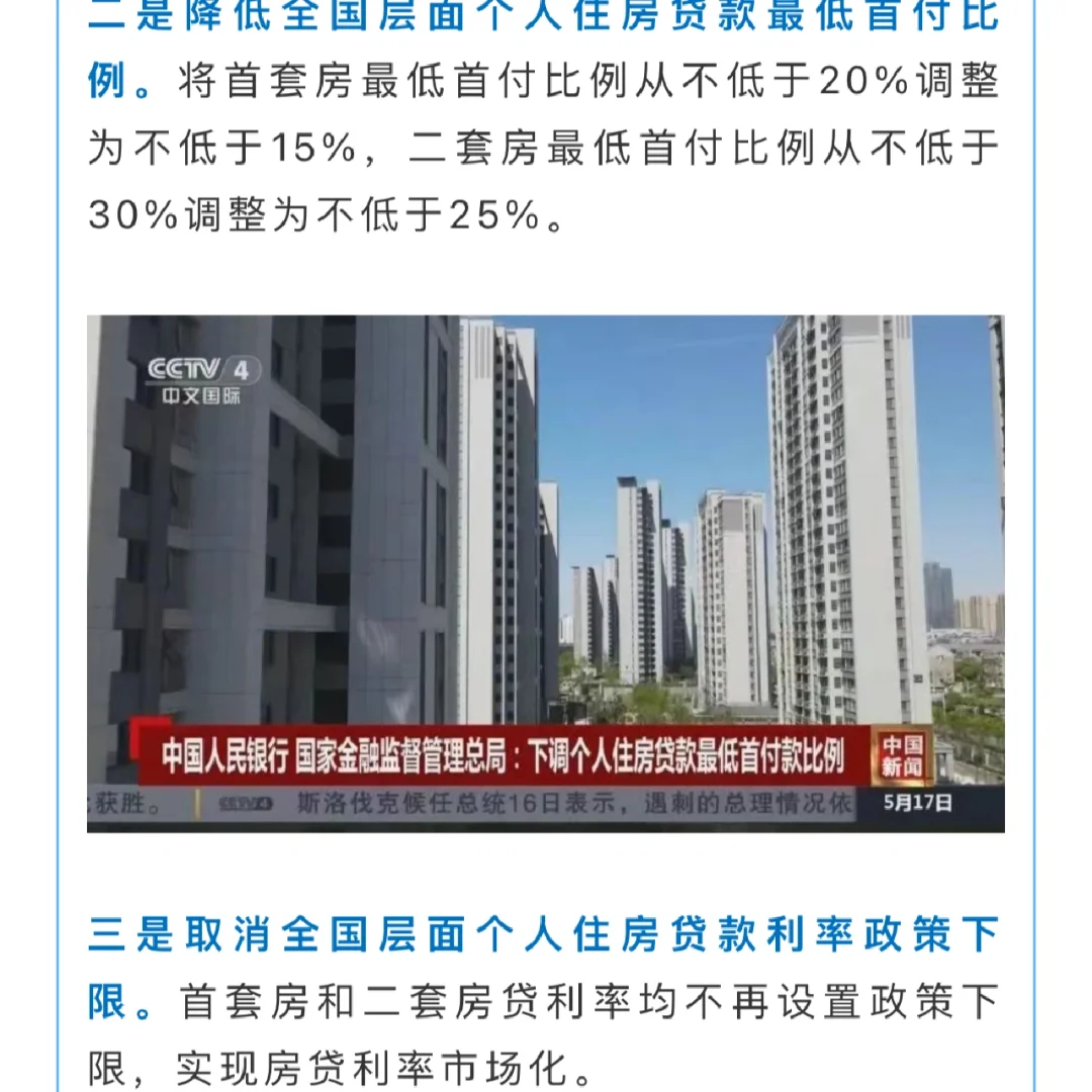 首套房最低首付不低于15%！！！