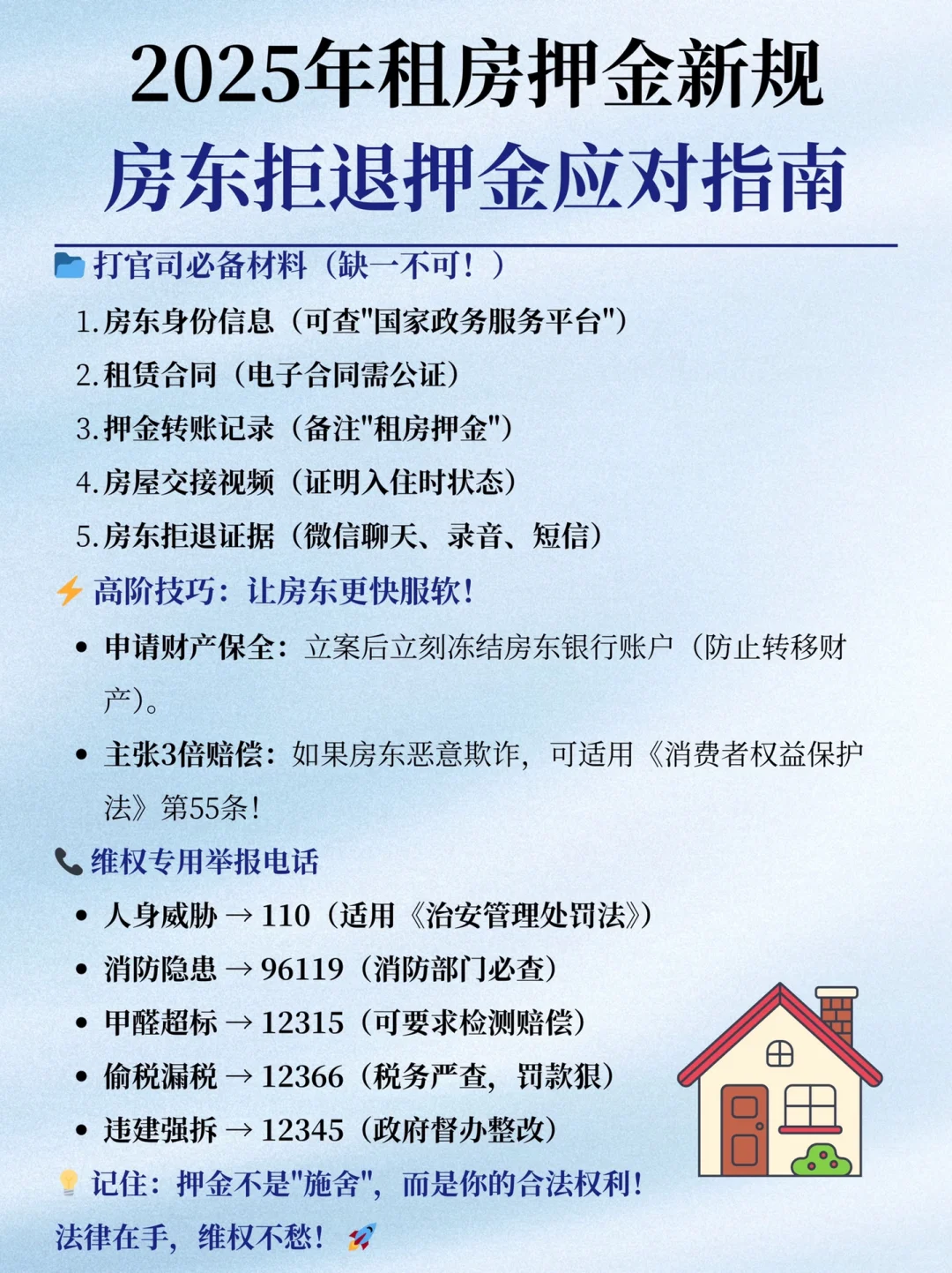 2025年租房押金新规🔥房东拒退押金应对指南