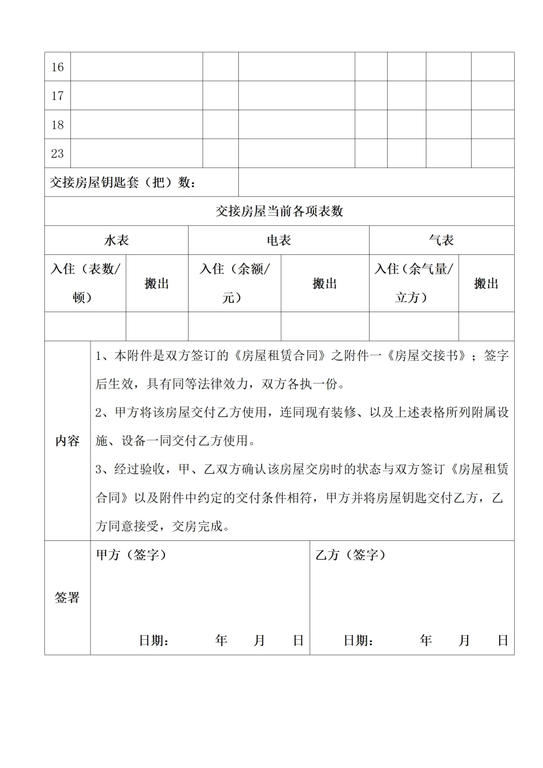 房屋租赁合同模板2025租房协议房东免责