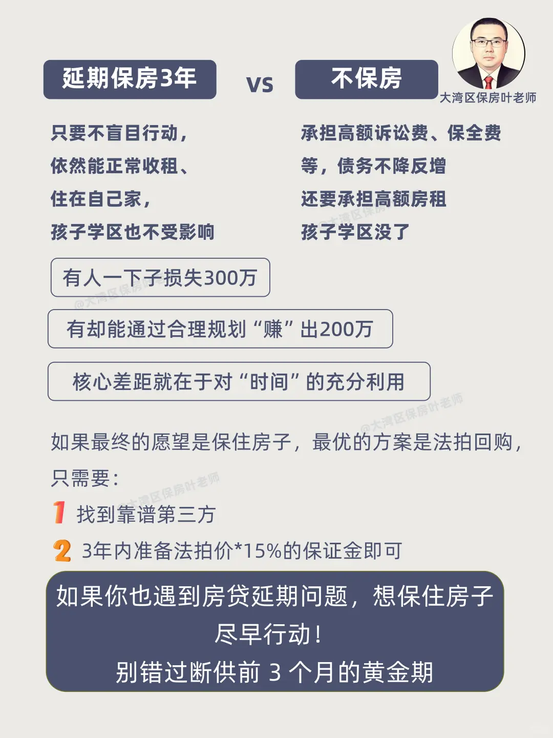 抵押贷还不上断供了怎么保房