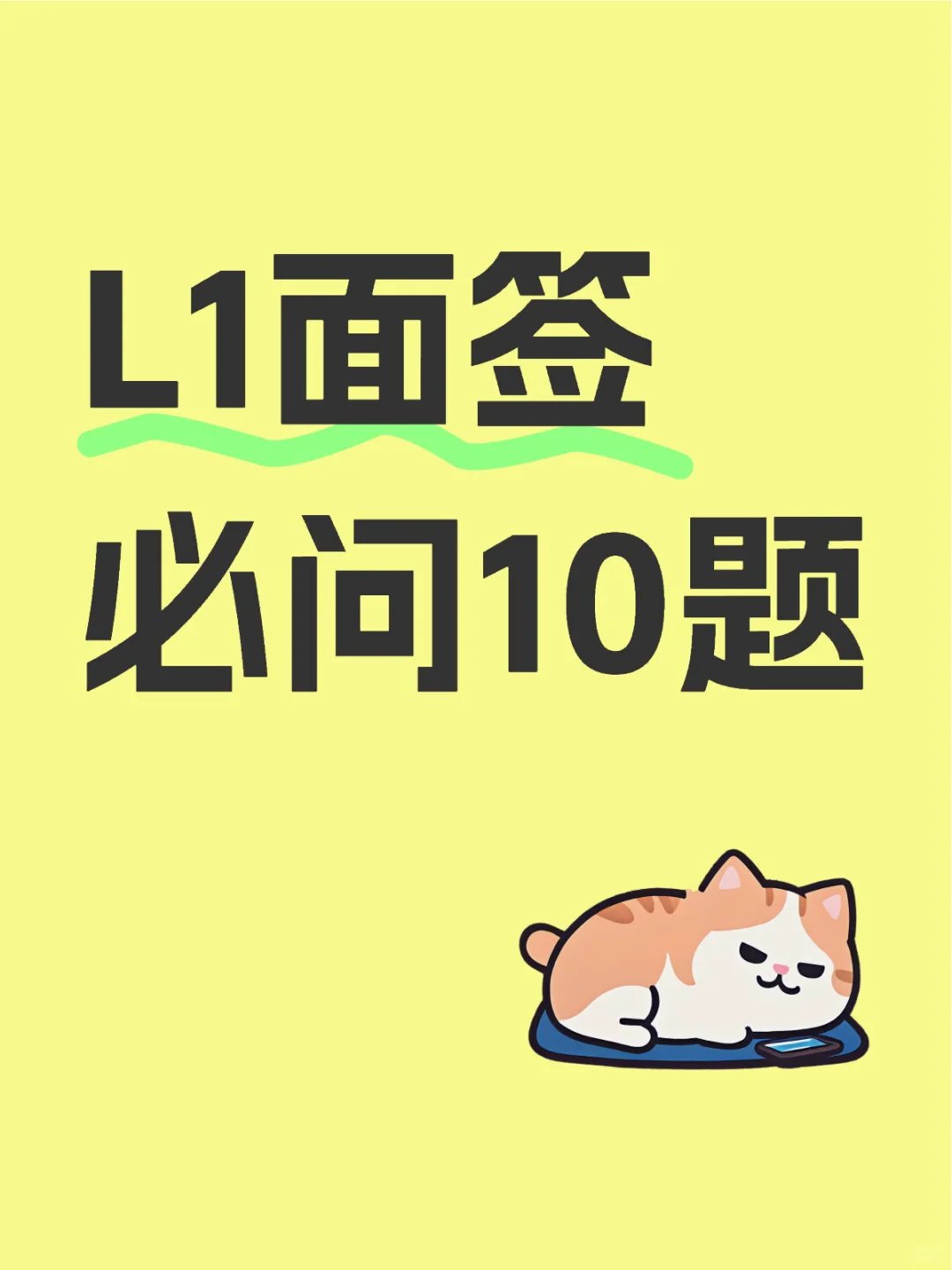 L1面签常见问题全汇总｜收藏这份就够了
