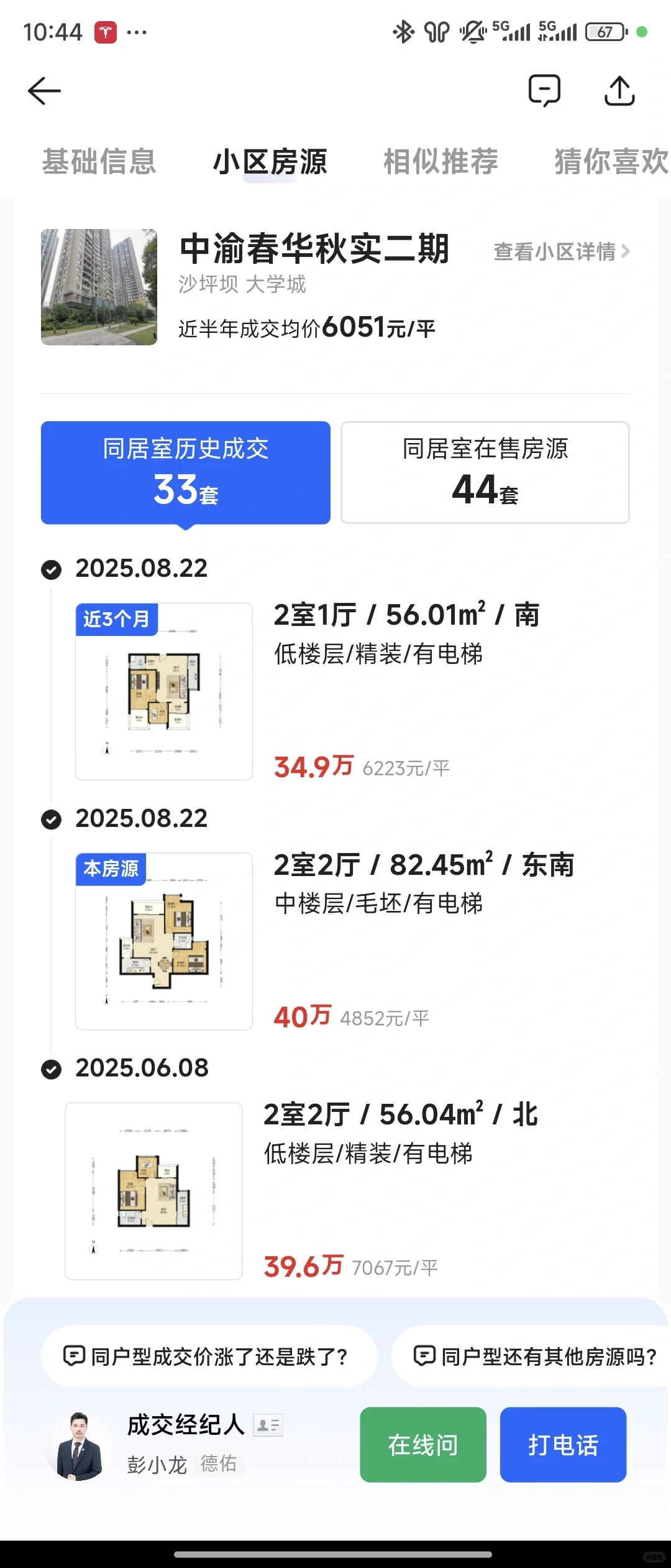 大学城继续下跌