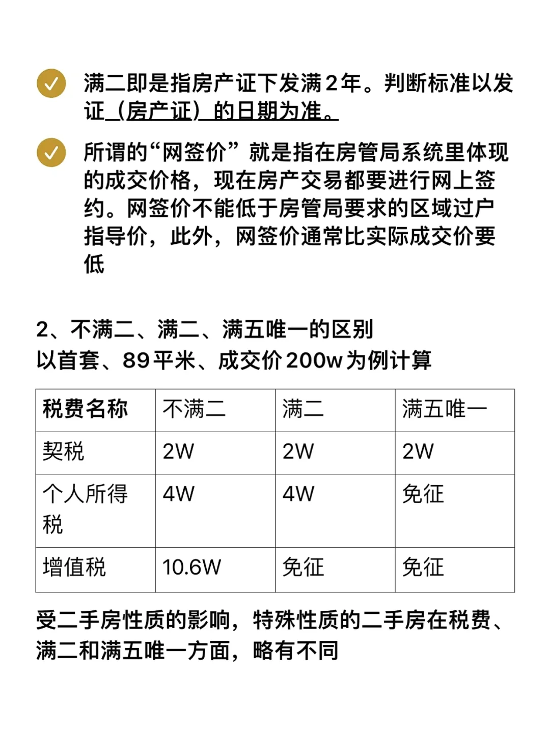 原来二手房的“满二”“满五唯一”是这样的