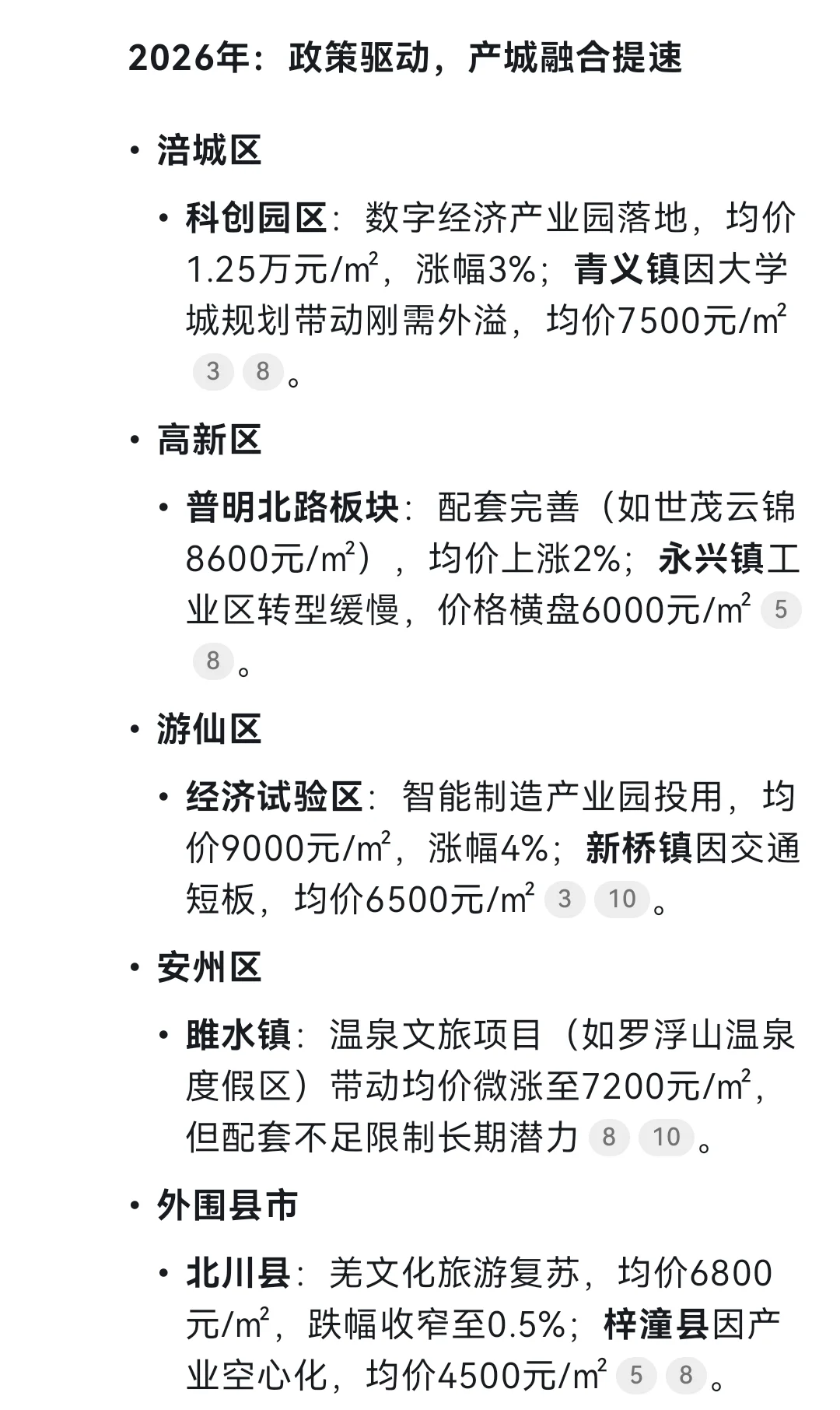 绵阳未来五年房价推演