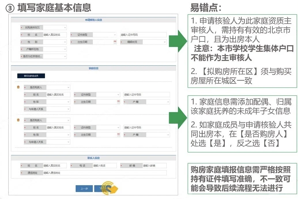 📖北京户籍家庭购房资质审核操作流程
