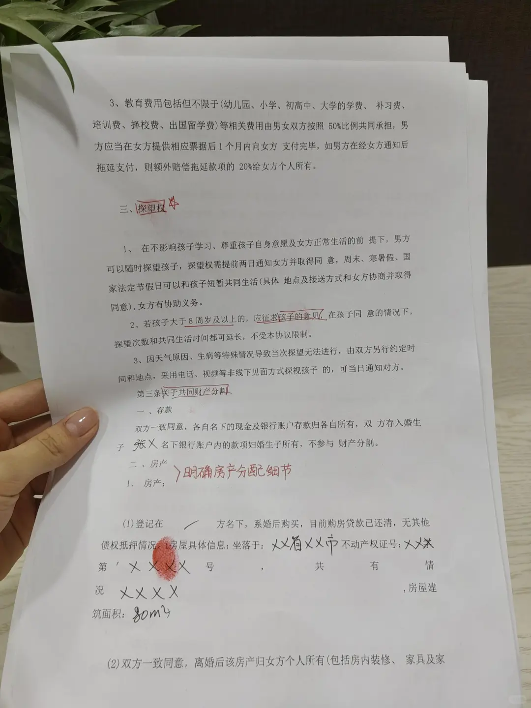《离婚协议》千万别乱写❗️小心吃大亏❗️