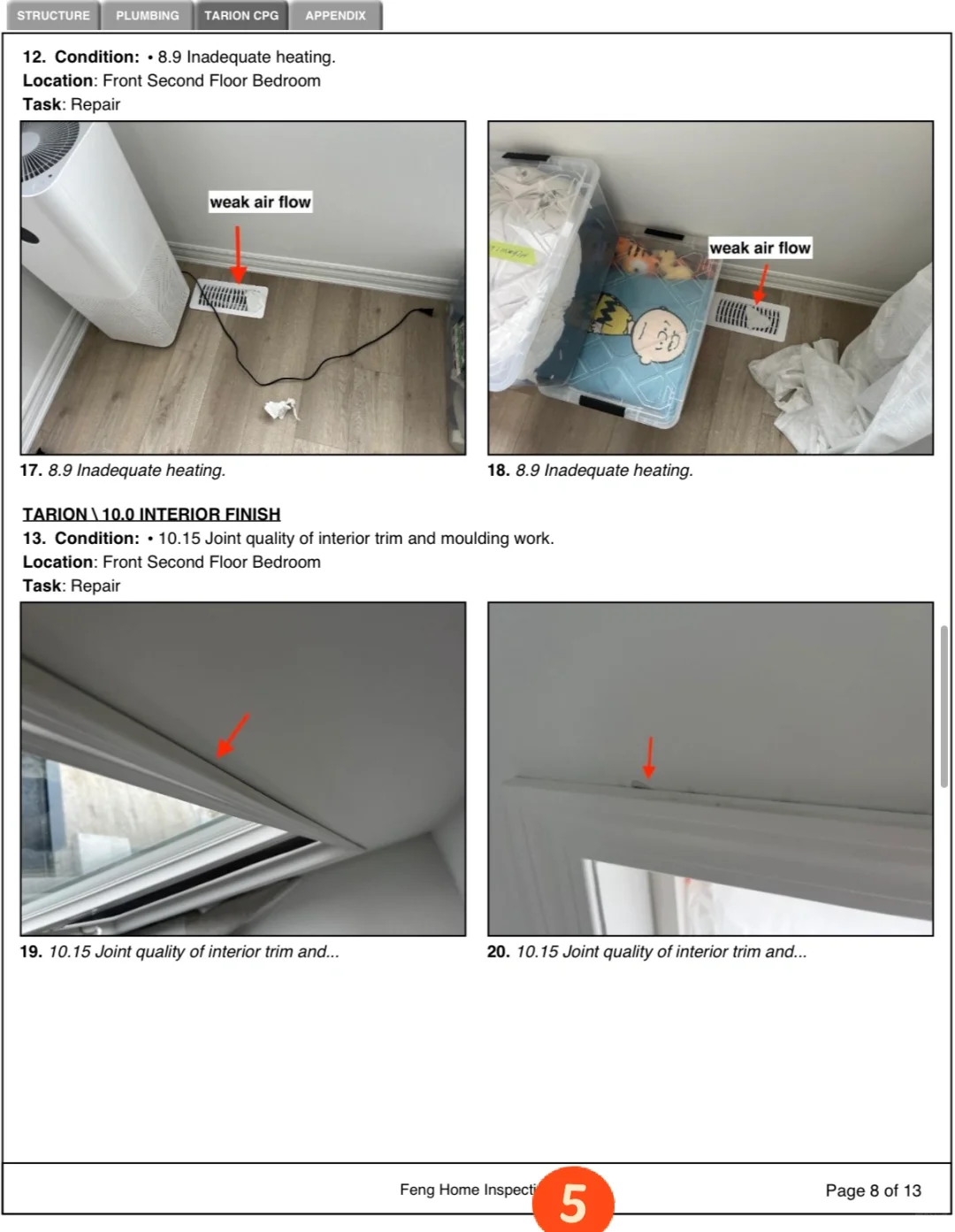 新房PDI验房后续：验房师发现问题总结