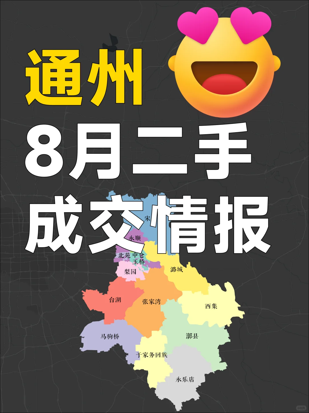 通州2025年8月成交情报汇总整理