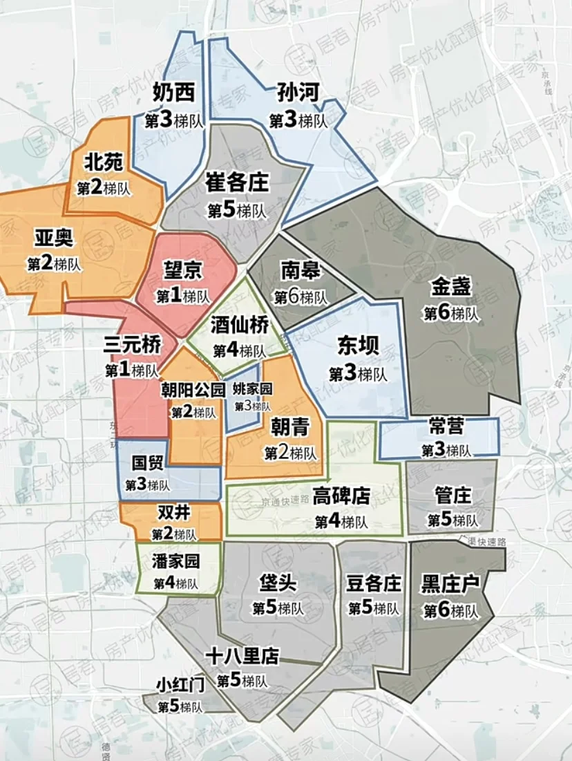 北京各区商圈梯队排序，你住在哪个圈？