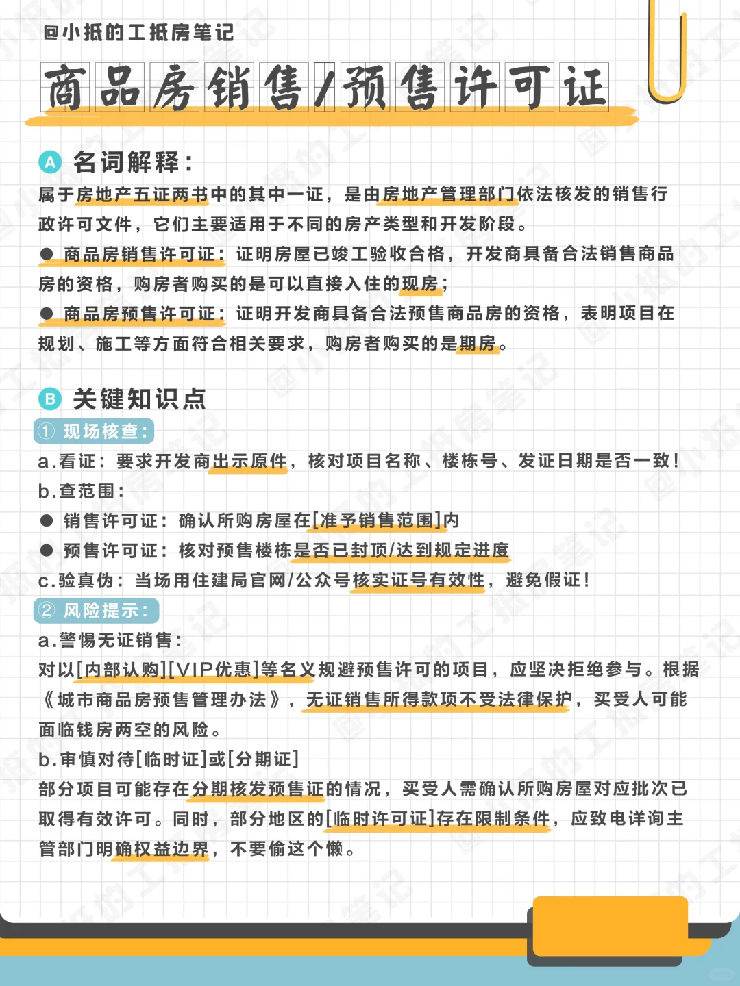名词解释|商品房销售/预售许可证