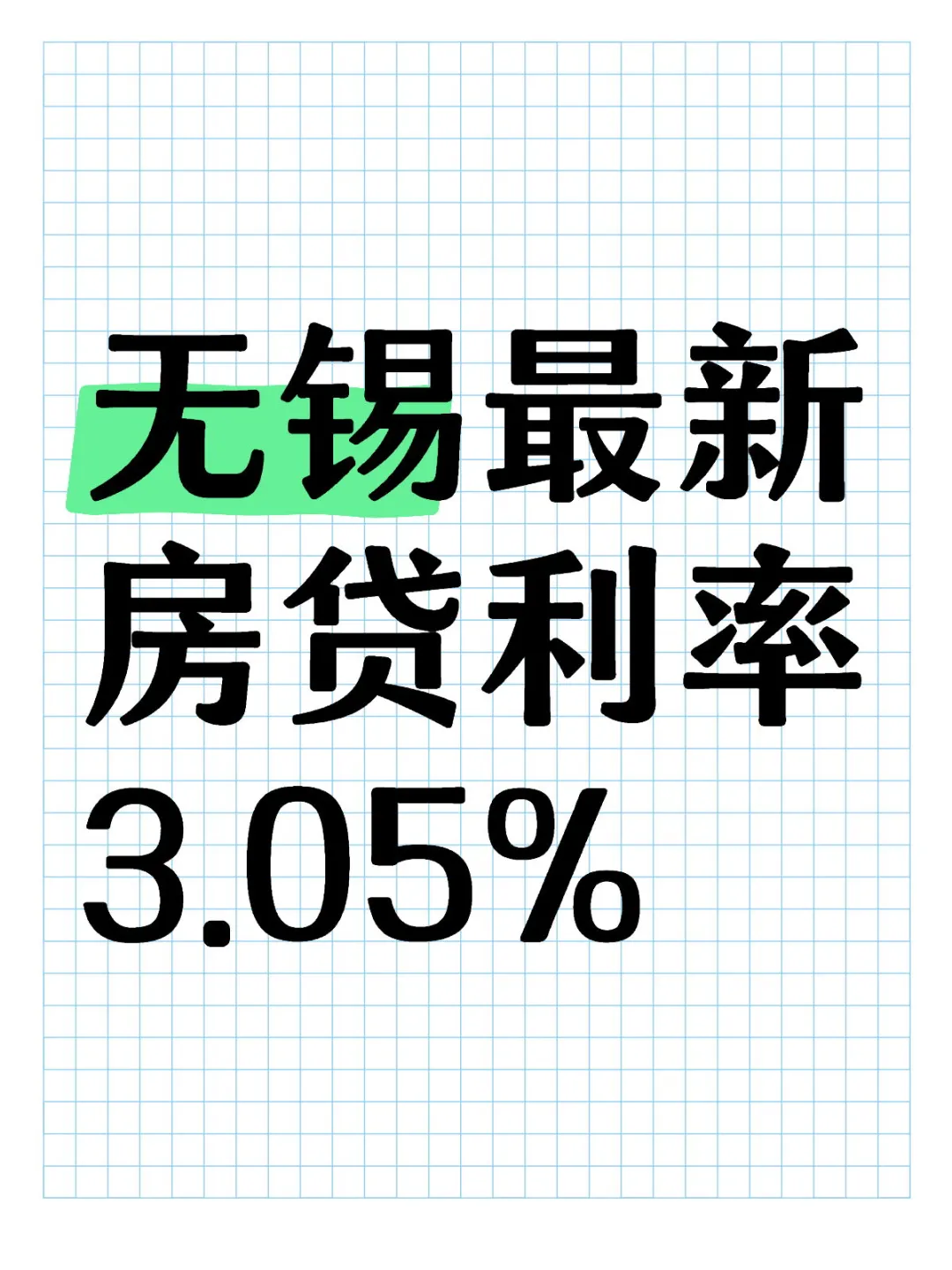 😮无锡首套房利率最新情况来了😮