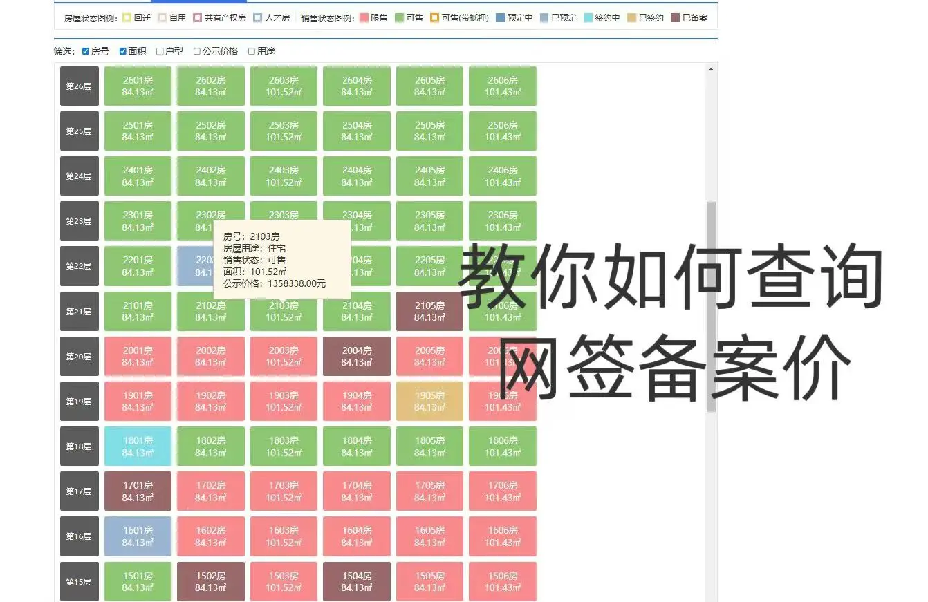 ‼️教你如何查询网签备案价‼️
