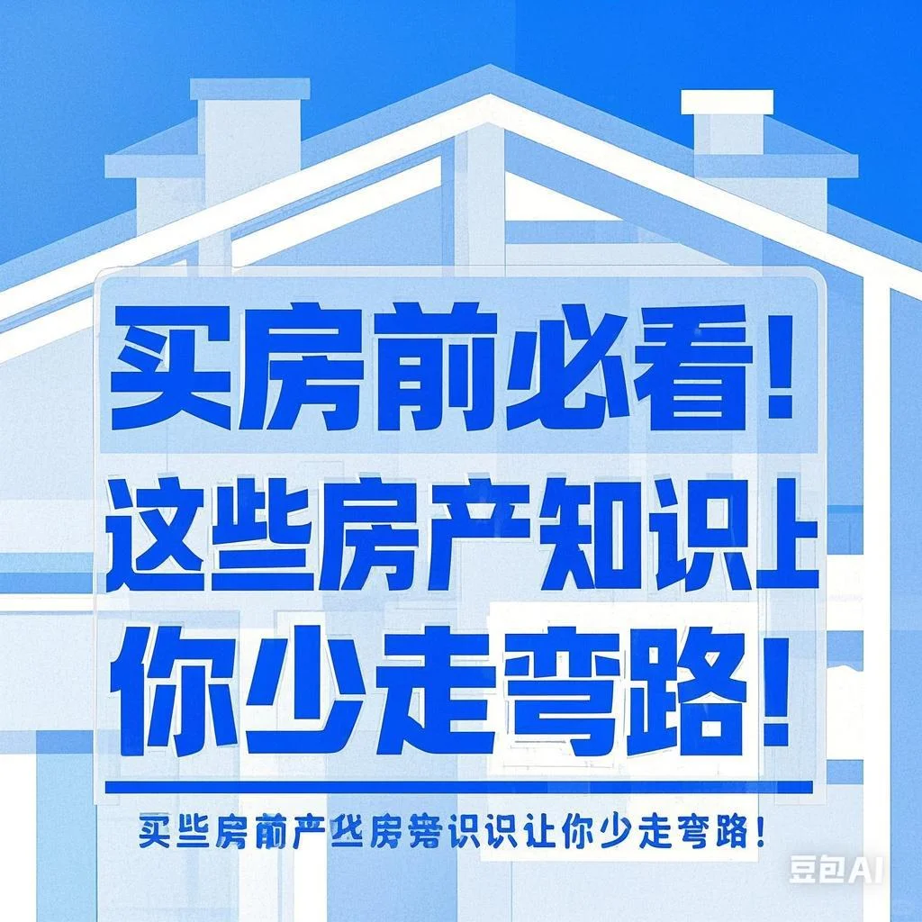 买房前必看！这些房产知识让你少走弯路！