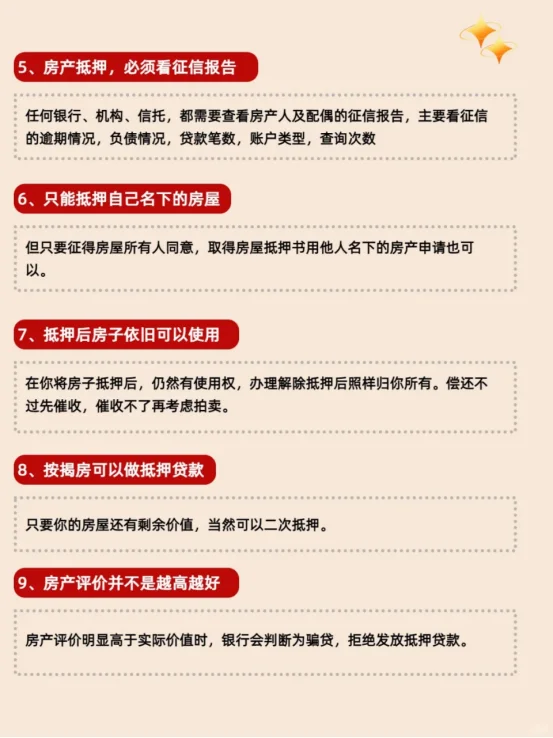 房产抵押小知识科普