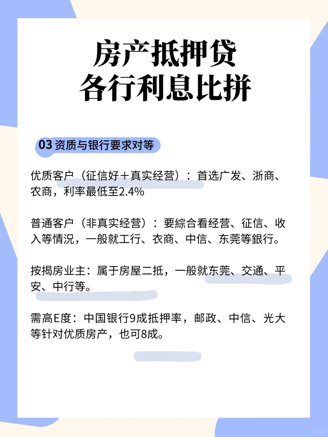 揭秘东莞房产抵押贷：2025各大银行利息比对
