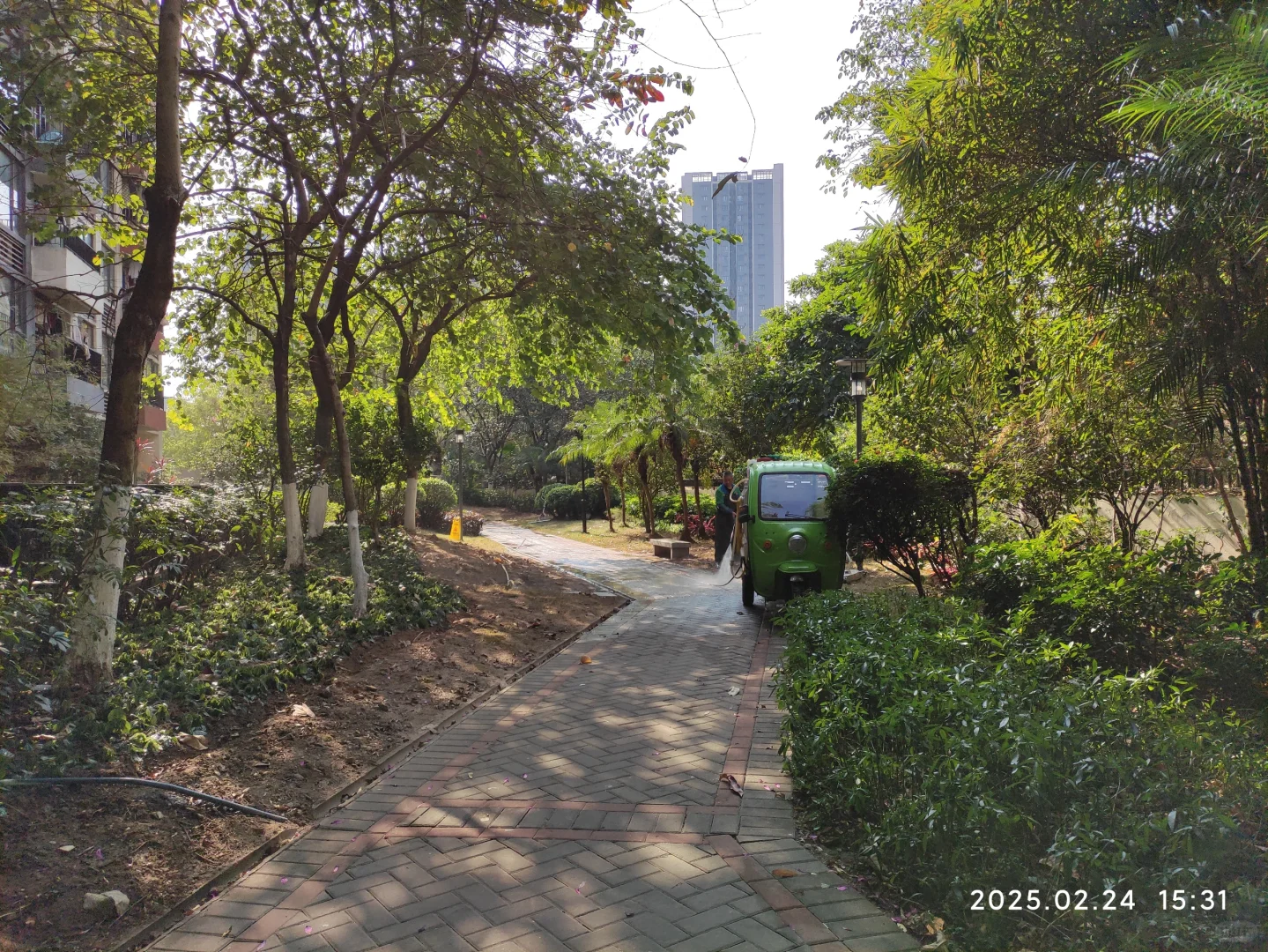 广州第一批限价房小区已经绿树成荫