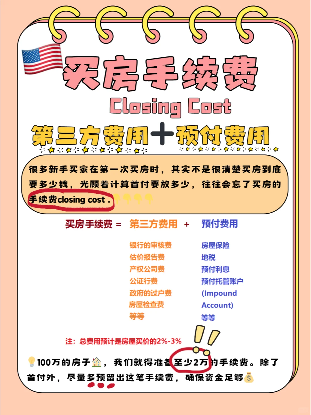 在美国买房｜买房手续费用全解，新手必看