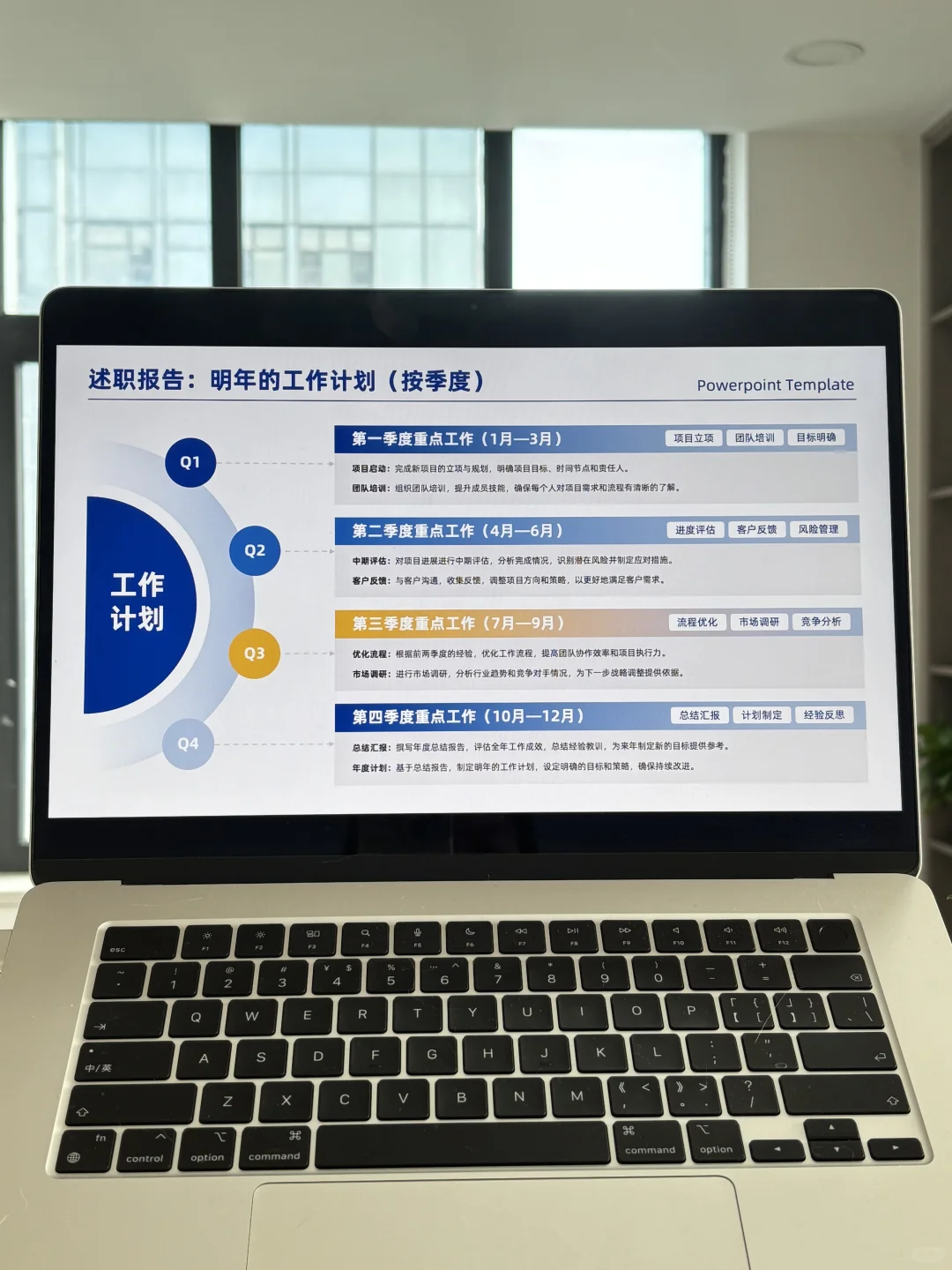 领导说，我的述职报告很清晰，而且很高级！