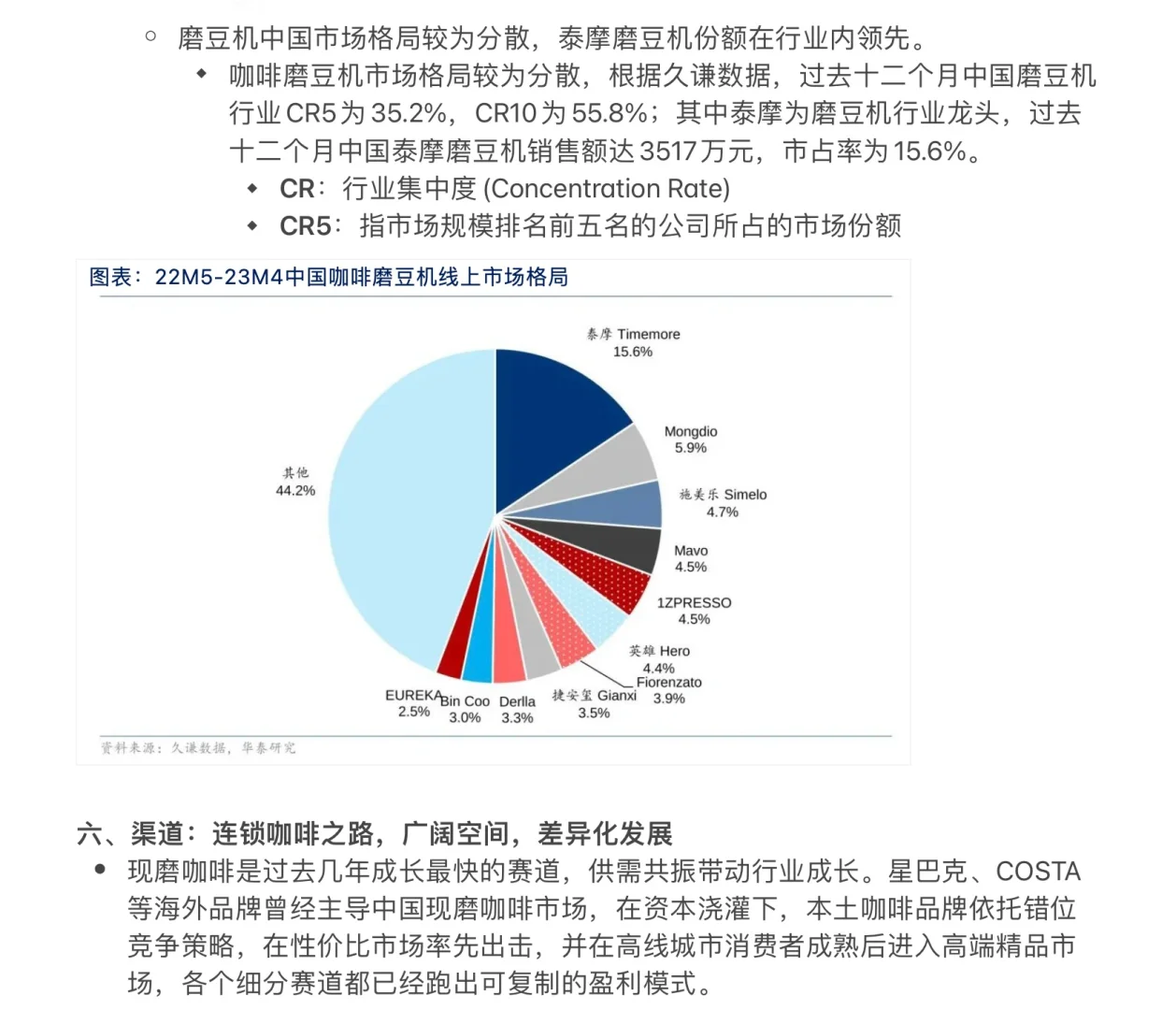 【Day 7】华泰证券-大消费行业研报知识整理