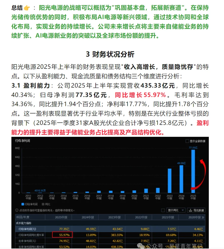 一份关于阳光电源的详细分析报告