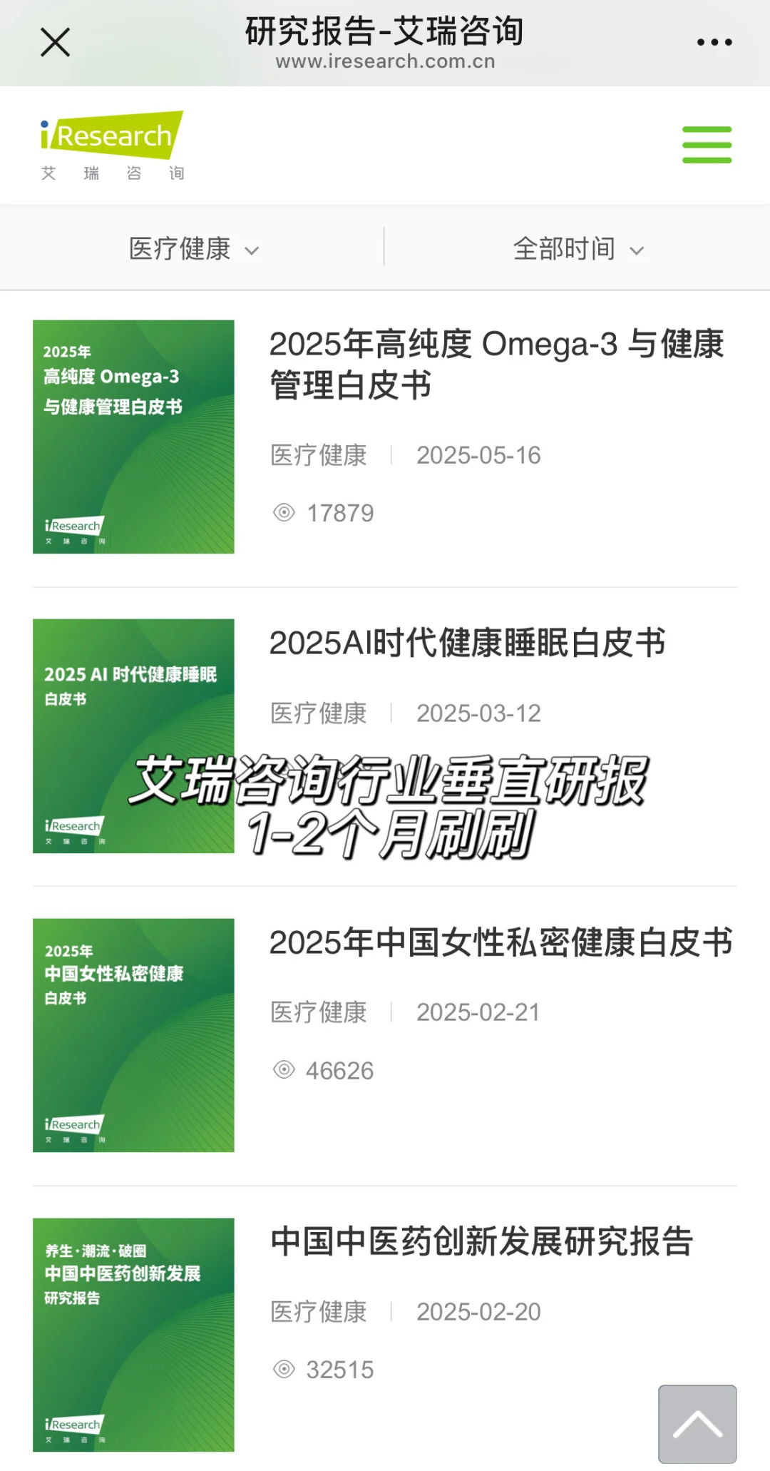 食品行业研报看这5个，食品人工作必刷