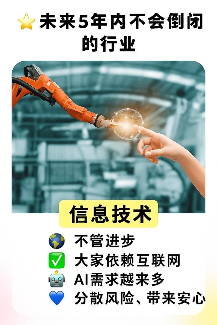 🇲🇾未来五年内不会倒闭的行业