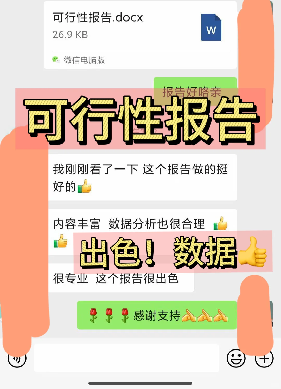 出色😱高质量可行性调研报告｜🉑