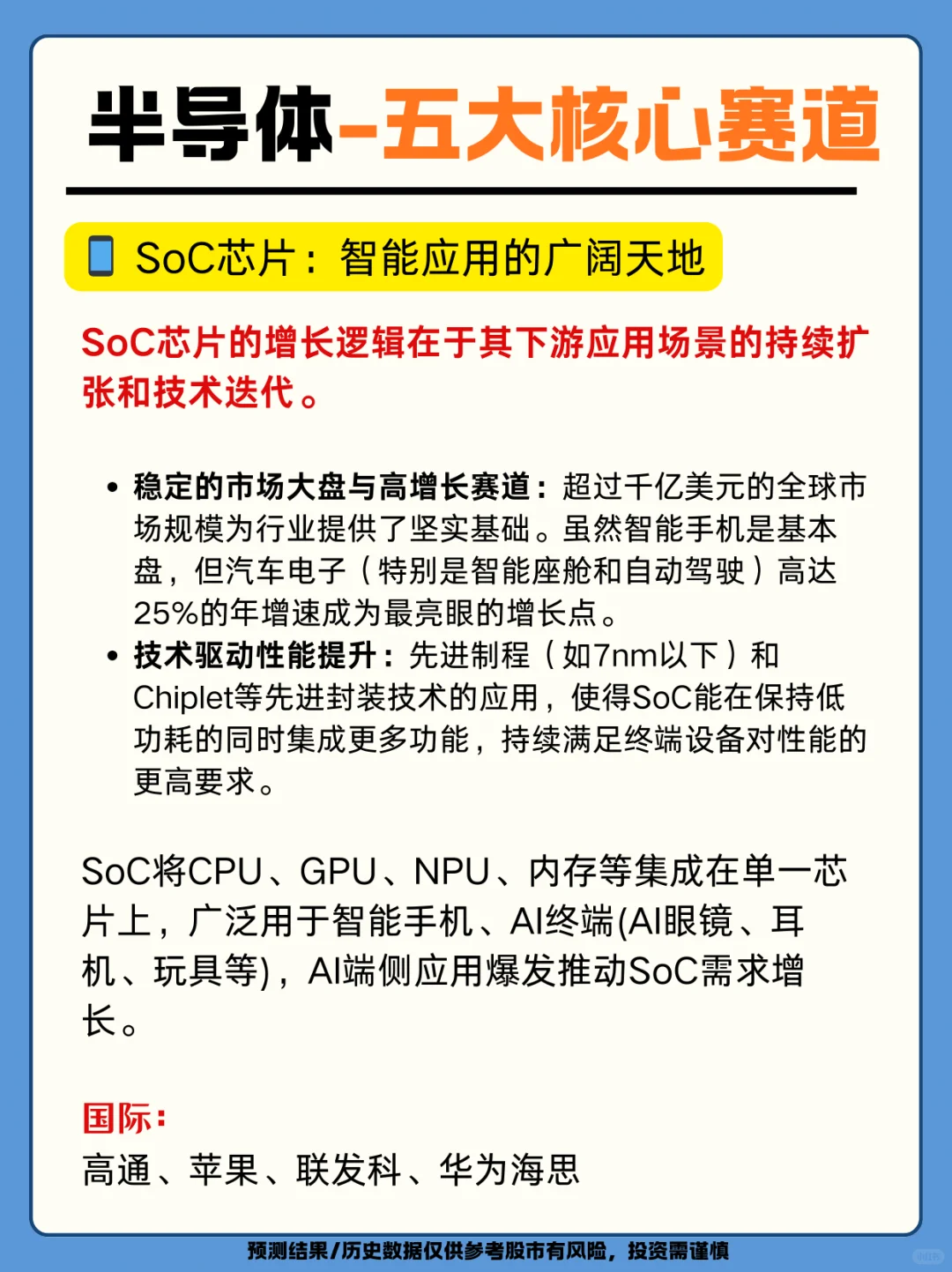 板块热点：半导体五大核心赛道