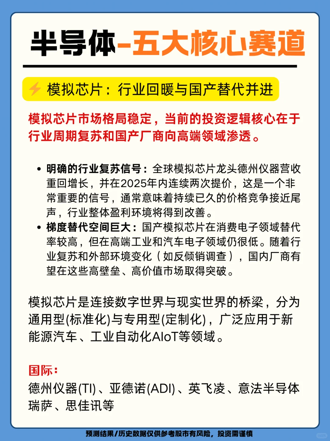 板块热点：半导体五大核心赛道
