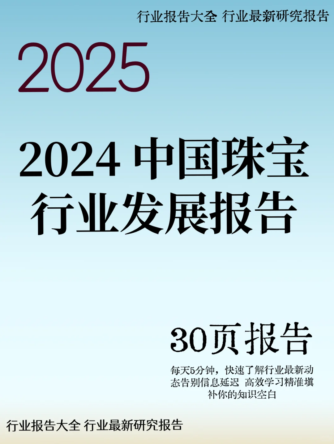 2024 中国珠宝行业发展报告