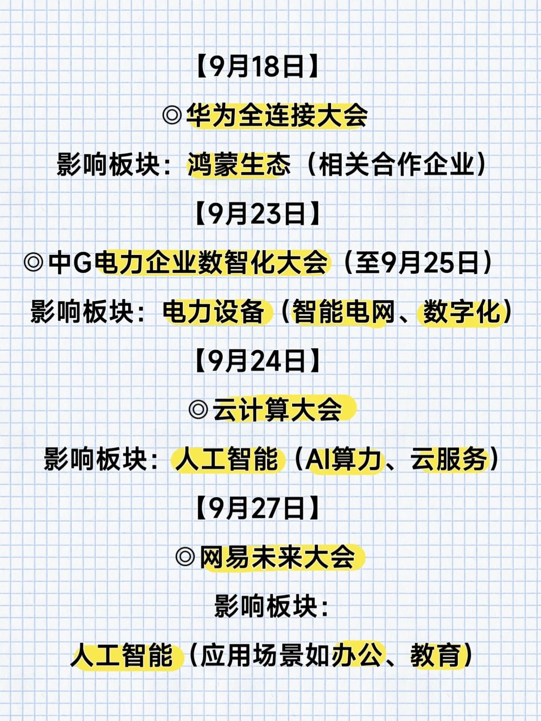 九月热点题材前瞻！