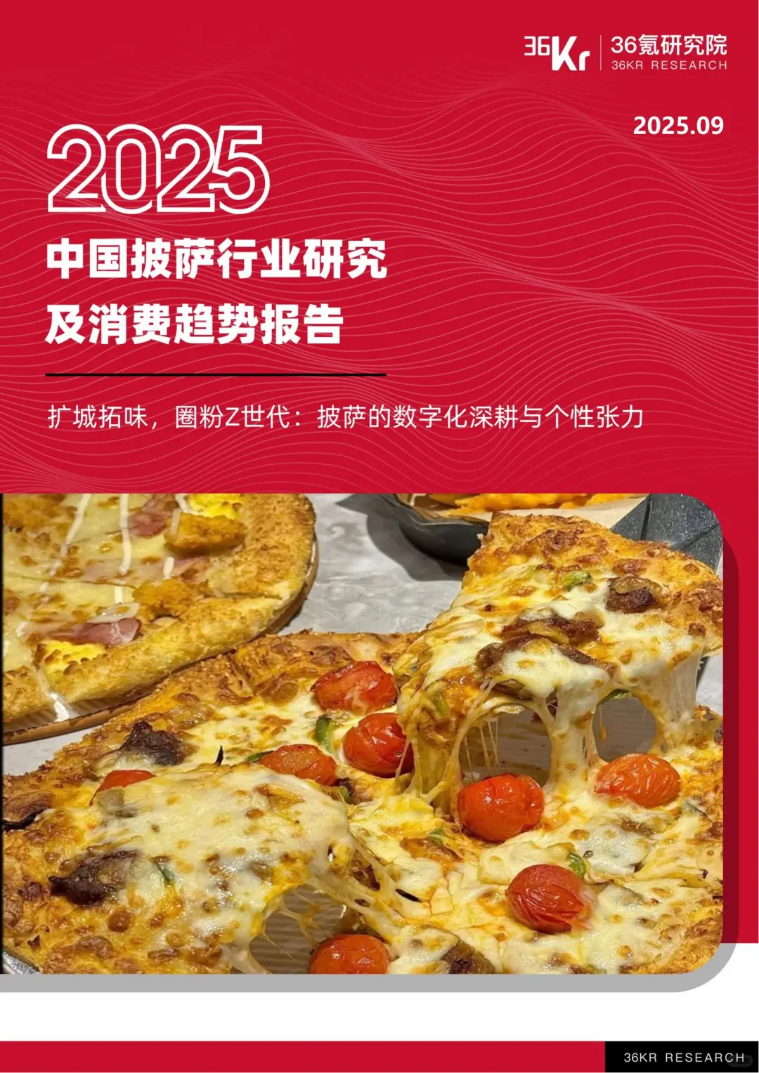 2025 中国披萨行业趋势 + 数据解读