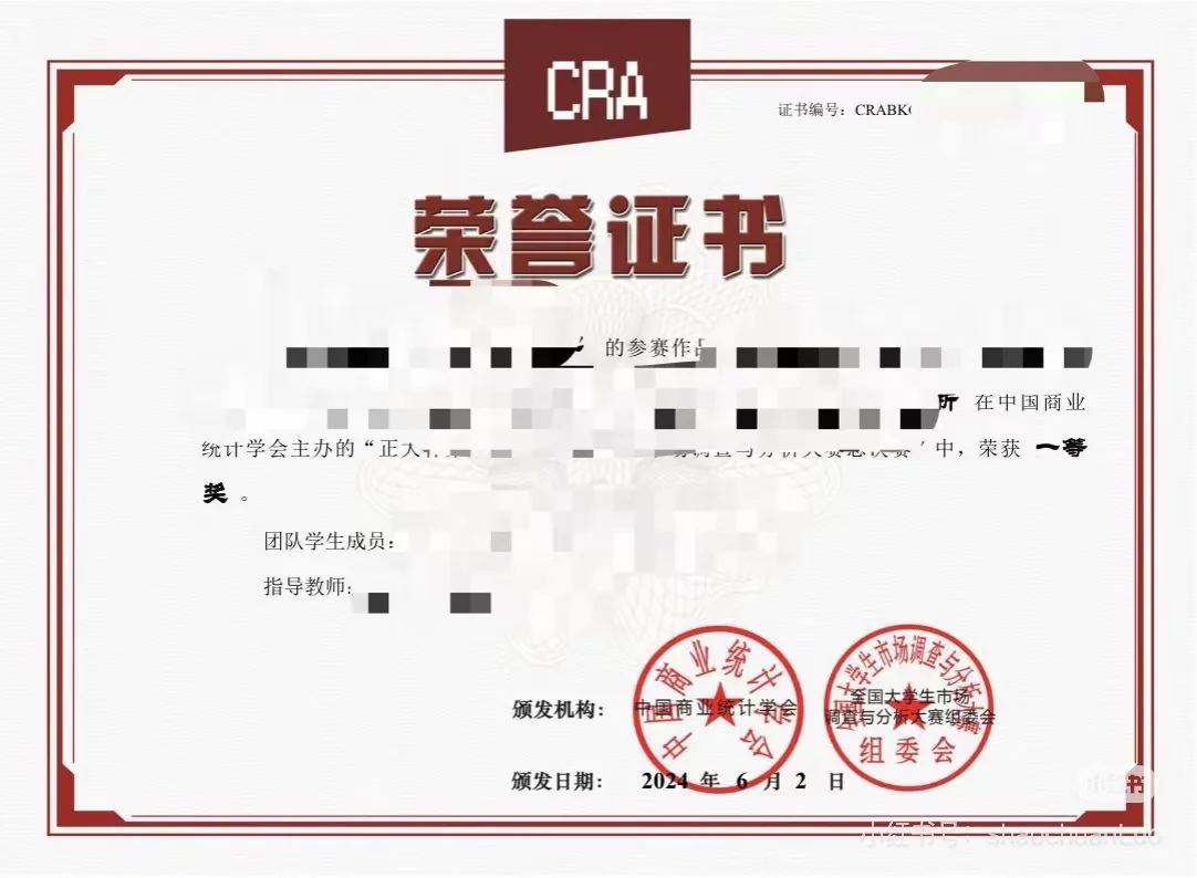 市调赛十四届国一获奖报告随机两人分享