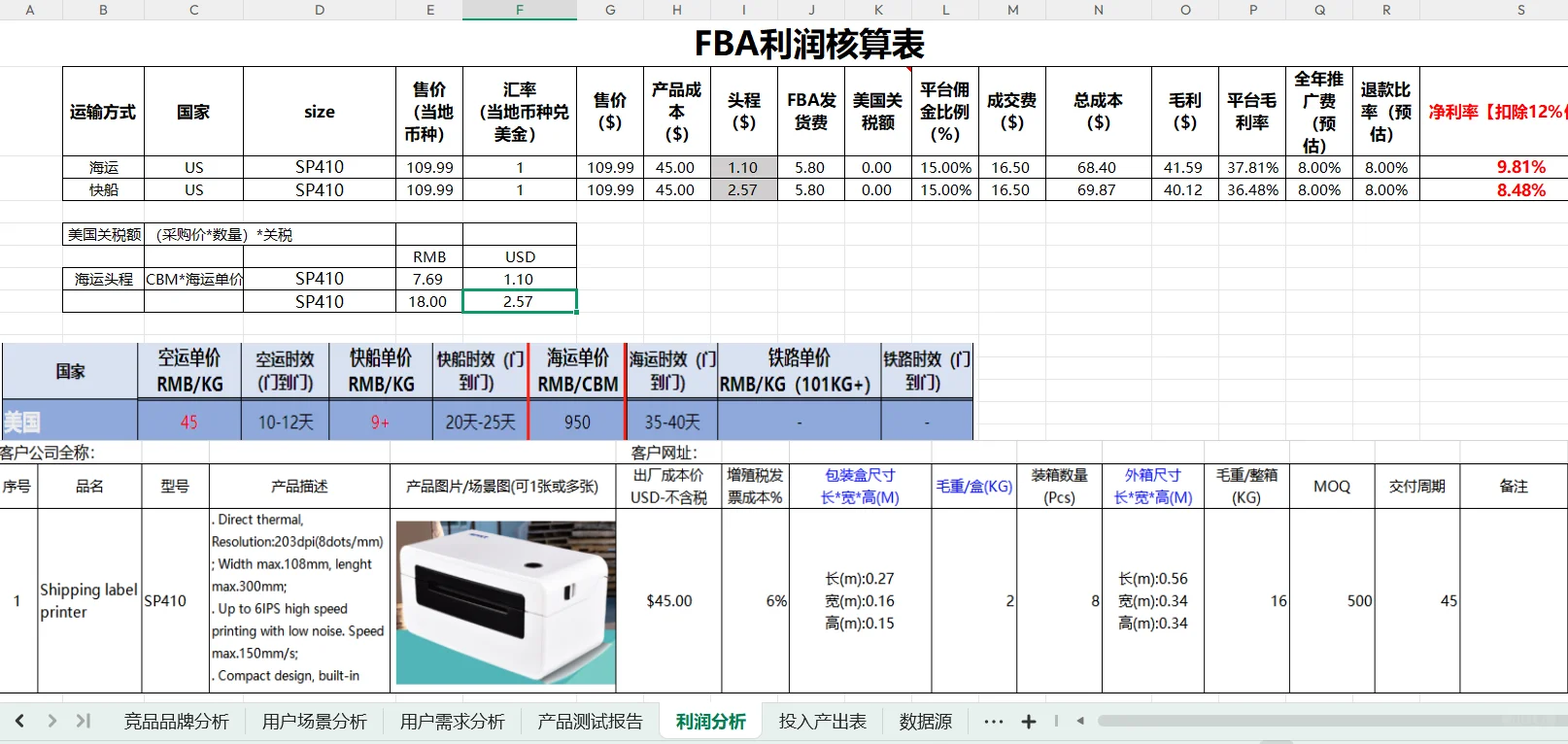 学无止境！这份选品调研表简直绝了！