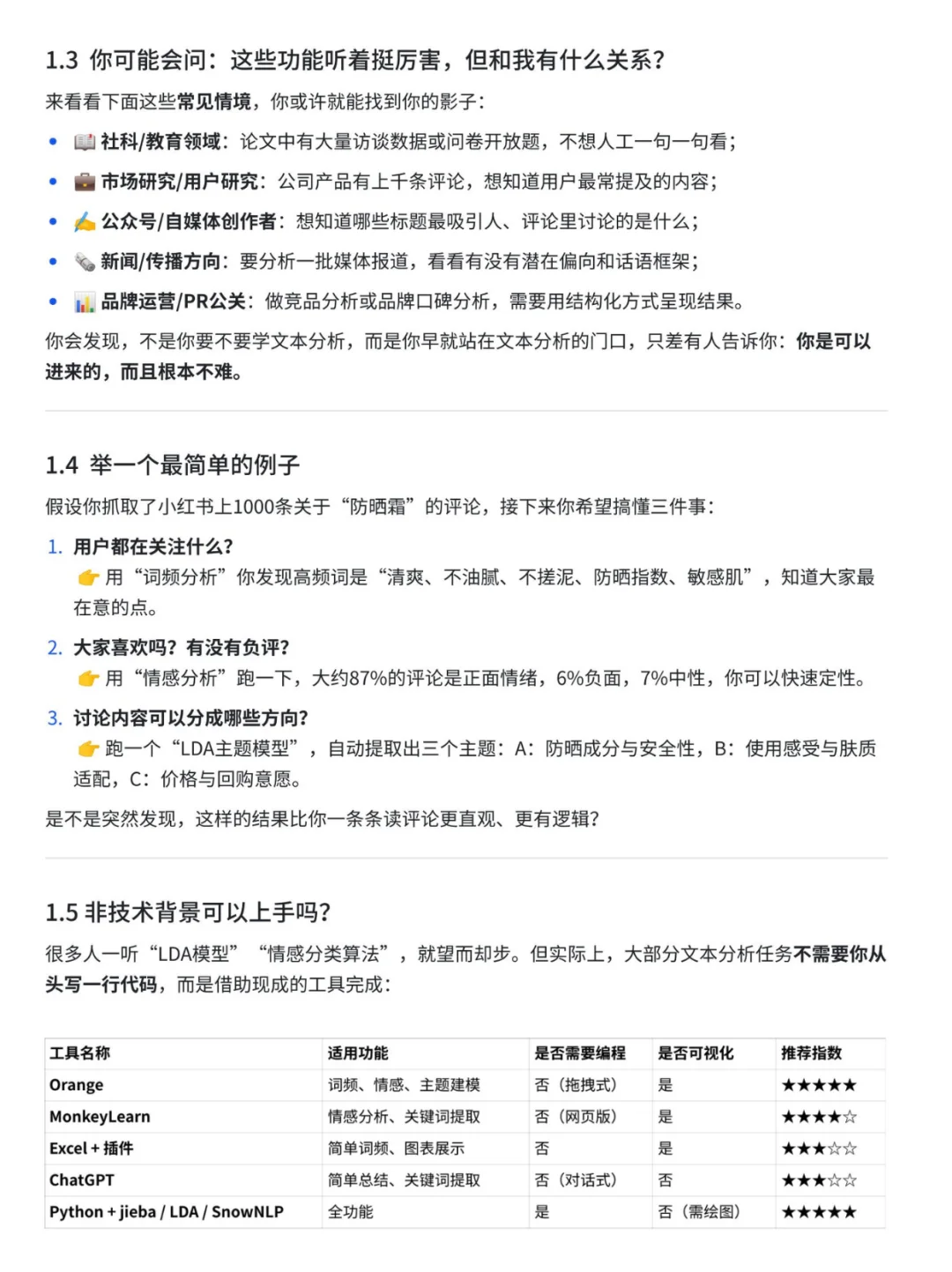 导师：带你过一遍文本分析