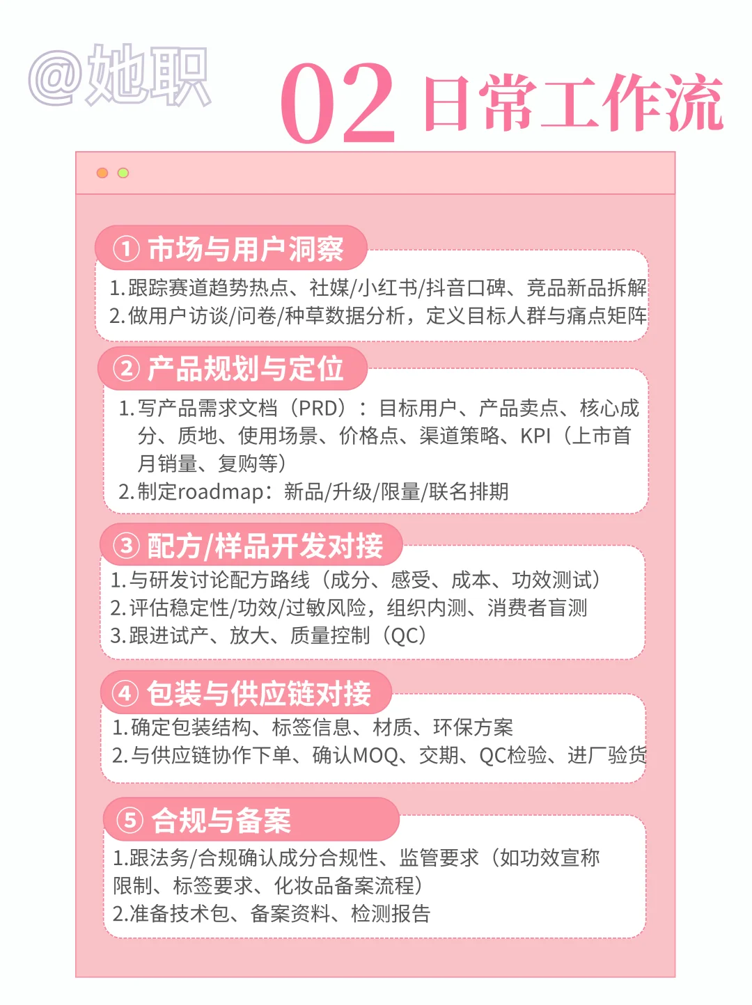 美妆产品经理，漂亮女生从事漂亮职业