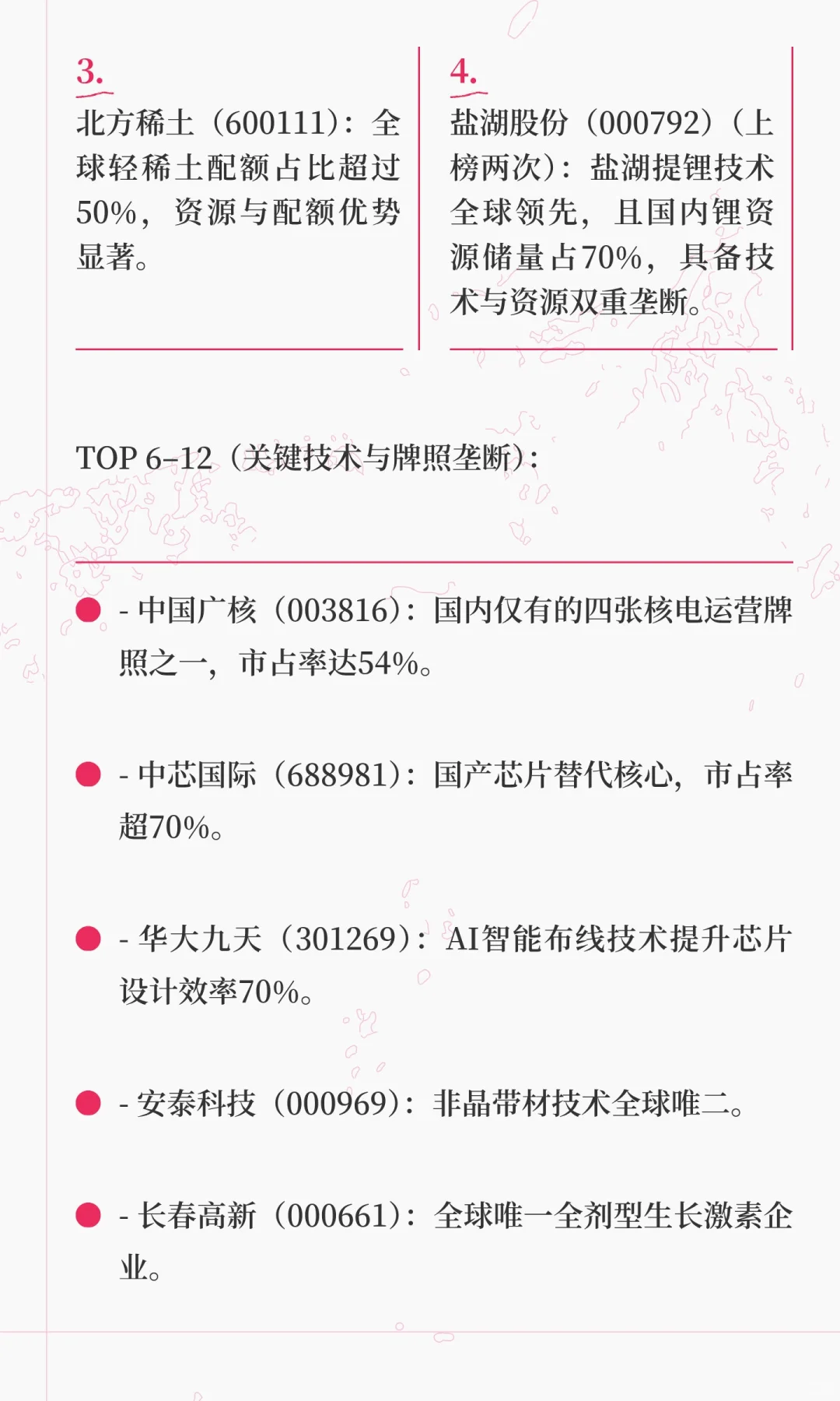 A股市场具有“垄断性、唯一性或核心护城河