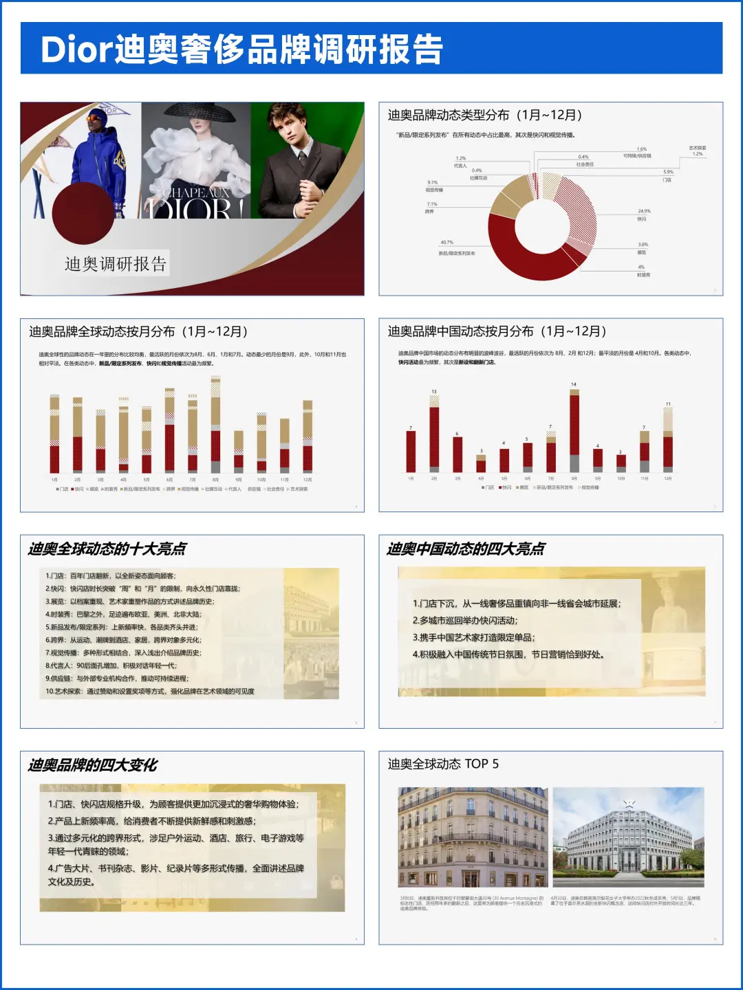 奢侈品牌Dior迪奥分析报告PPT