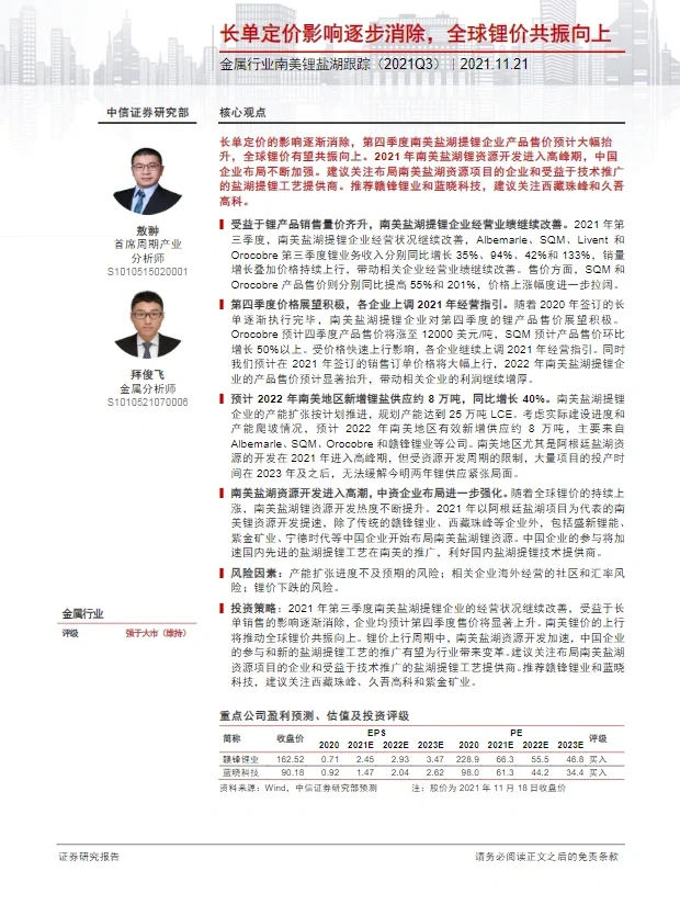 每日精选研报11.22