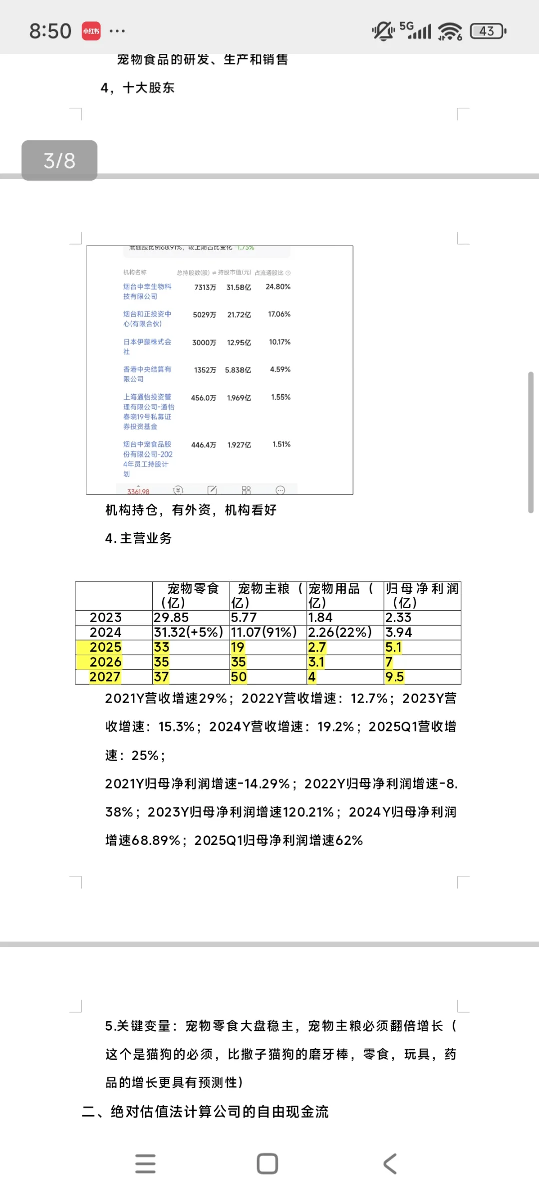 投资研报(付费接单）
