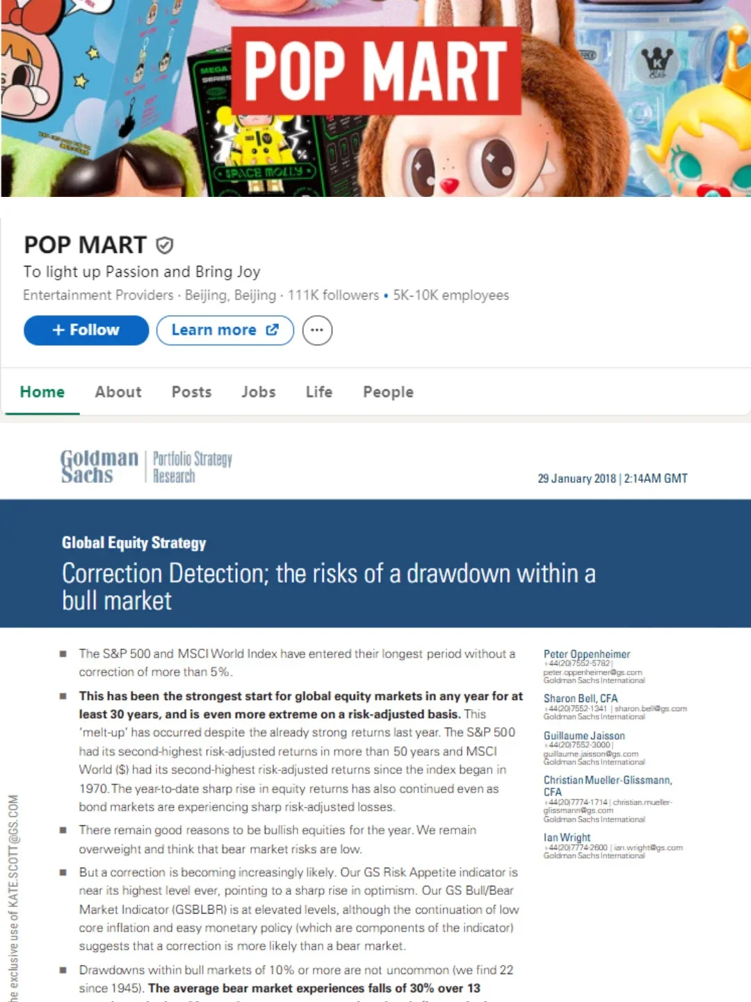 高盛仅17页的POP MART研报还是太权威了