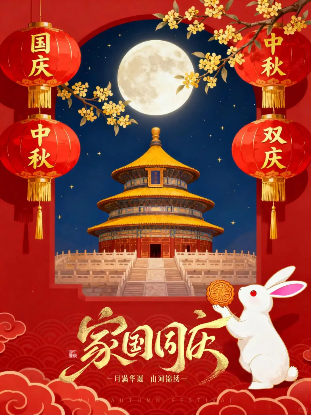 举国同庆，家国团圆！中秋快乐
