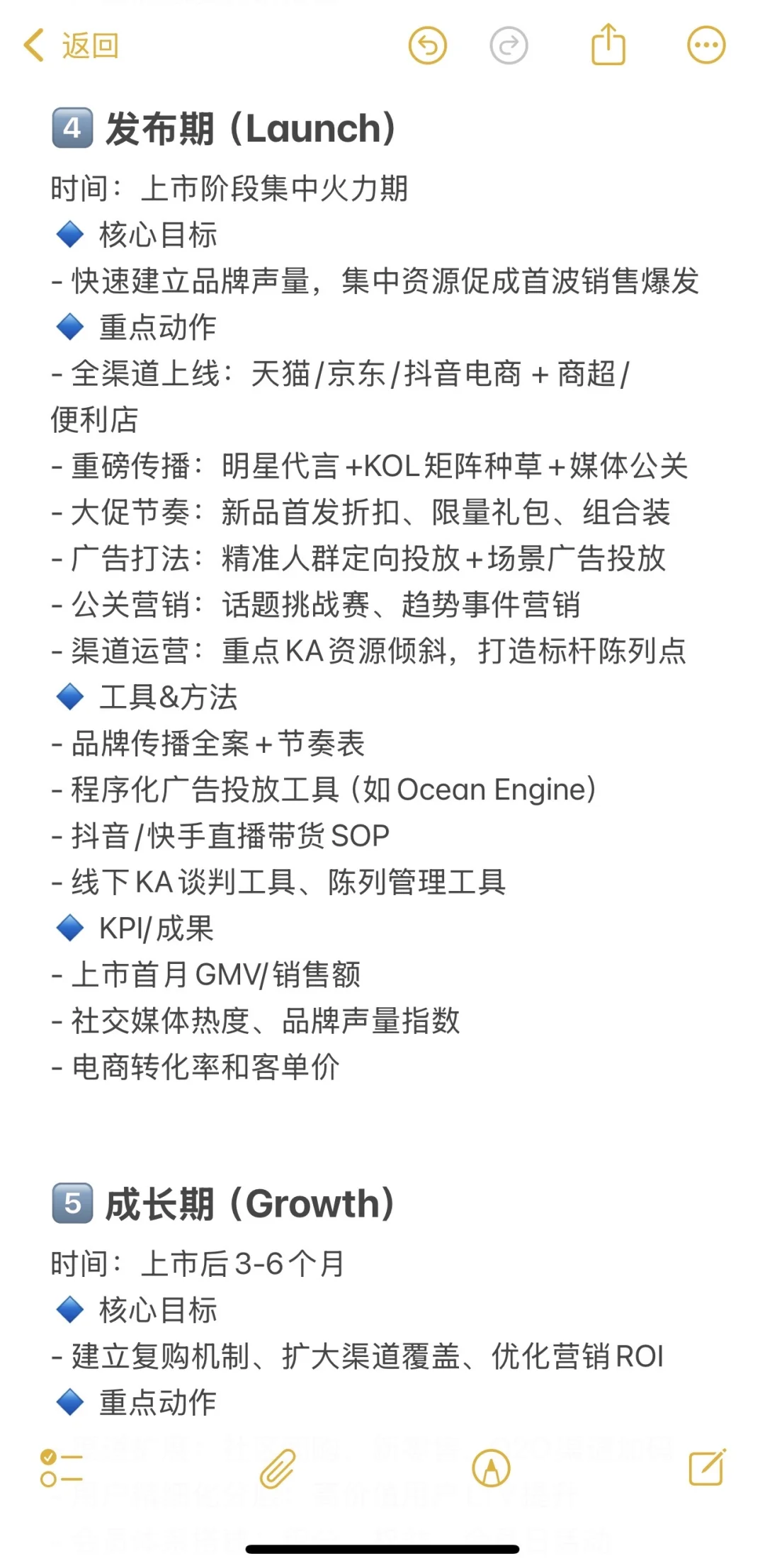GTM战略框架｜新品上市策略｜生意&市场规划