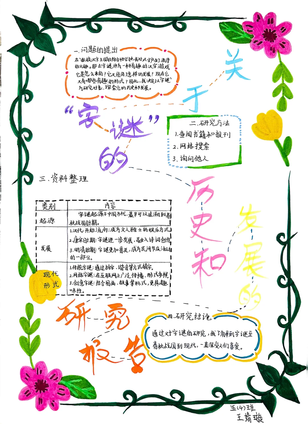 五下语文第三单元遨游汉字王国【研究报告】